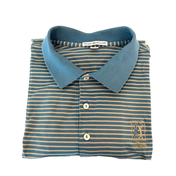 Peter Millar Other - Peter Millar TPC Sawgrass Striped Men's XL Golf Polo PGA Players Championship